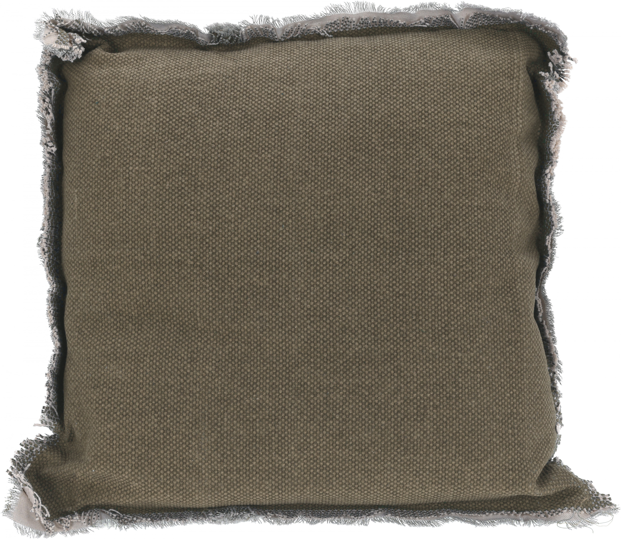 Home &amp; Styling stoelkussen 45 x 45 cm katoen/polyester beige