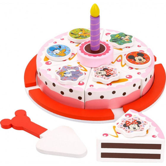 Disney Gateau D Anniversaire Junior 19 Cm En Bois 8 Pieces Internet Home Garden