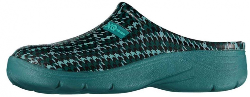 XQ Footwear tuinklompen dames rubber groen/zwart